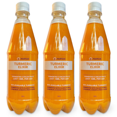 Turmeric/Curcumin Probiotic Elixir (3 bottles)