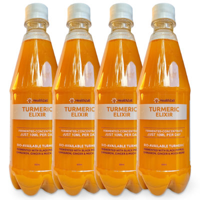 Turmeric/Curcumin Probiotic Elixir (4 bottles)